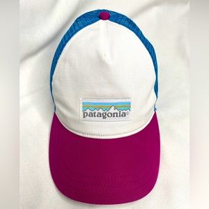patagonia trucker cap snapback Blue White Purple Like New!